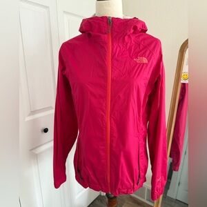 The North Face Women's HyVent Pink Jacket Lightweight Waterproof- Size Small